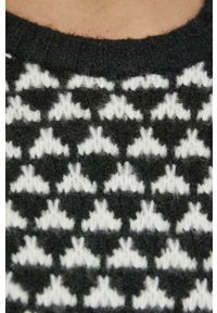 only - Only sweter damski kolor czarny ciepły. Kolor: czarny. Materiał: dzianina. Długość rękawa: raglanowy rękaw #2