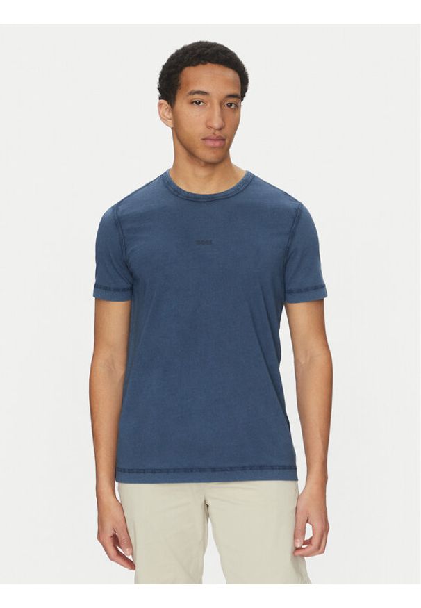 BOSS T-Shirt Tokks 50502173 Niebieski Regular Fit. Kolor: niebieski. Materiał: bawełna