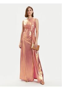 Silvian Heach Sukienka wieczorowa GPP24433VE Różowy Slim Fit. Kolor: różowy. Materiał: syntetyk. Styl: wizytowy #5