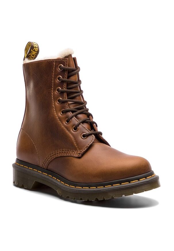 Glany Dr. Martens. Kolor: brązowy