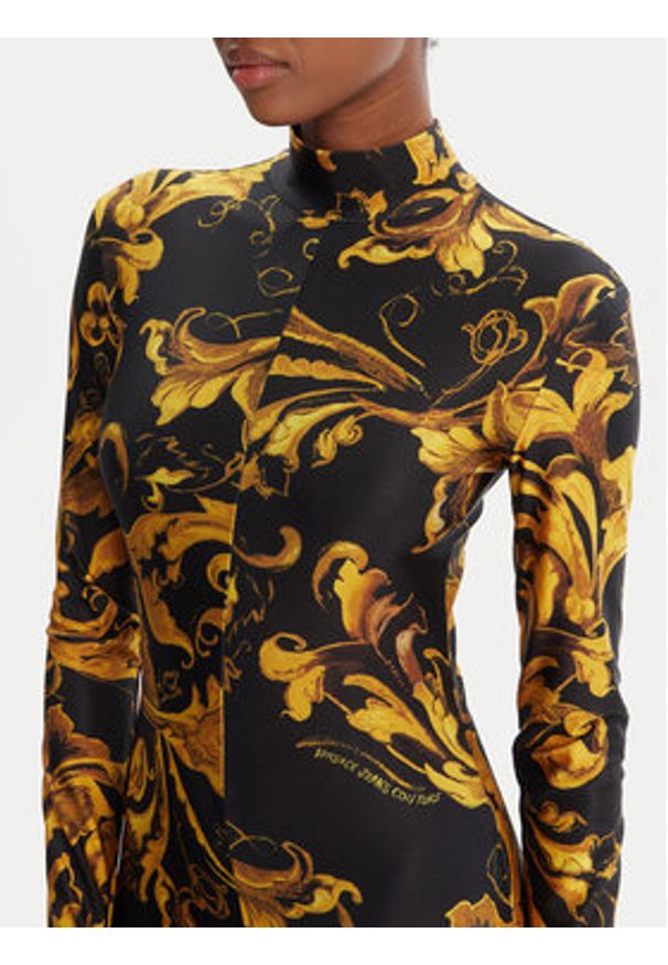 Versace Jeans Couture Kombinezon 79HAN006 JS501 Czarny Slim Fit. Kolor: czarny. Materiał: syntetyk