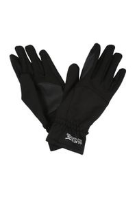 Regatta - Rękawiczki softshellowe Gloves III. Kolor: czarny. Materiał: tkanina, softshell. Sport: turystyka piesza #1