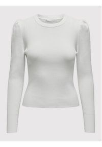 only - ONLY Bluzka Sally 15251029 Biały Regular Fit. Kolor: biały. Materiał: syntetyk