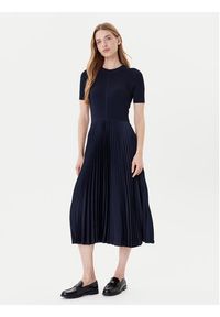 BOSS Sukienka codzienna Fadridi 50535658 Niebieski Regular Fit. Okazja: na co dzień. Kolor: niebieski. Materiał: syntetyk. Typ sukienki: proste. Styl: casual #4