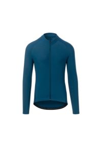 GIRO - Dżersej z długim rękawem Giro M Chrono Thermal Jersey. Kolor: niebieski. Materiał: jersey. Długość rękawa: długi rękaw. Długość: długie. Sezon: zima. Sport: kolarstwo