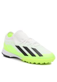 Adidas - adidas Buty do piłki nożnej X Crazyfast.3 Turf Boots IE1568 Biały. Kolor: biały