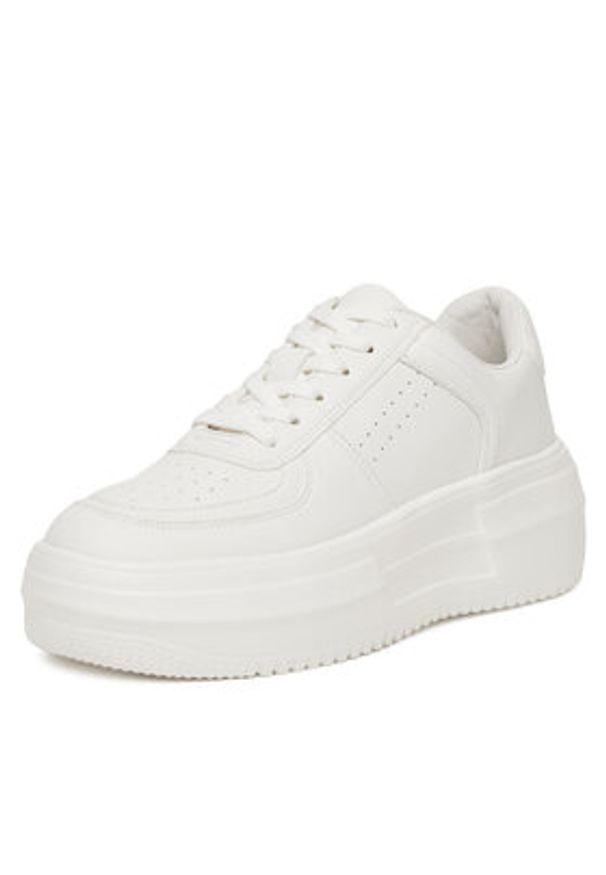 DeeZee Sneakersy AM1122 Biały. Kolor: biały. Materiał: skóra