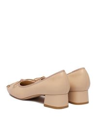 Gino Rossi - GINO ROSSI Czółenka C-XRY0508 Beżowy. Kolor: beżowy. Materiał: skóra #6