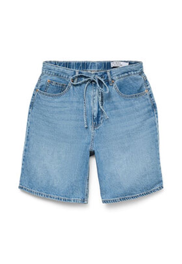 Vero Moda Szorty jeansowe Villa 10326196 Niebieski Loose Fit. Kolor: niebieski. Materiał: bawełna