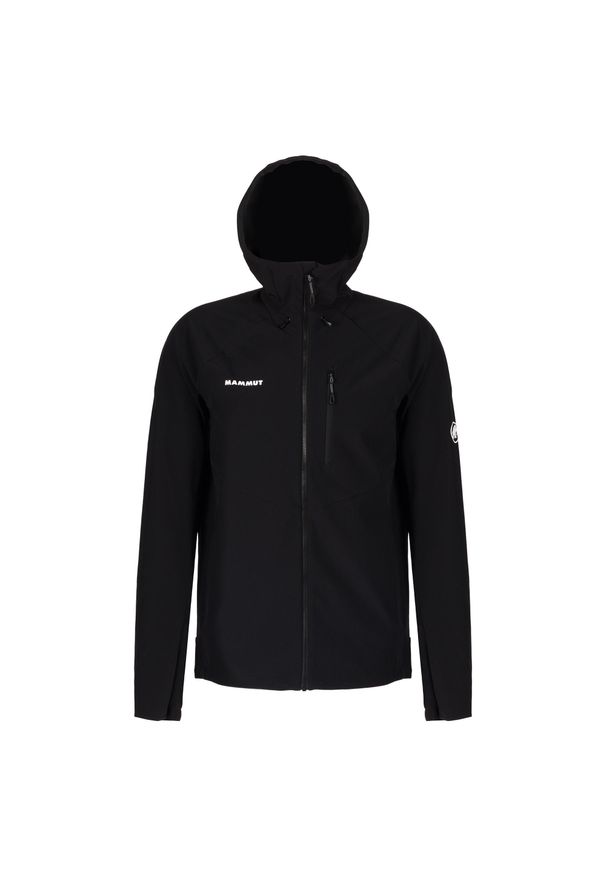 Kurtka softshell męska Mammut Ultimate Comfort SO. Kolor: czarny. Materiał: softshell. Sport: turystyka piesza