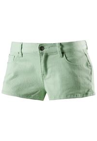 Spodenki turystyczne damskie Roxy Forever Colors. Kolor: zielony. Materiał: bawełna, elastan. Długość: krótkie. Sport: turystyka piesza #1