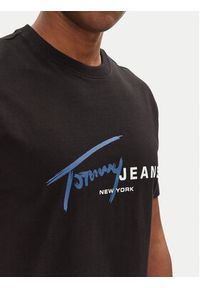 Tommy Jeans T-Shirt Signature Dna DM0DM20817 Czarny Regular Fit. Kolor: czarny. Materiał: bawełna #3