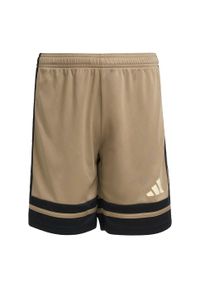 Adidas - Szorty Squadra 25 Kids. Kolor: wielokolorowy, czarny, brązowy, czerwony, zielony. Materiał: materiał