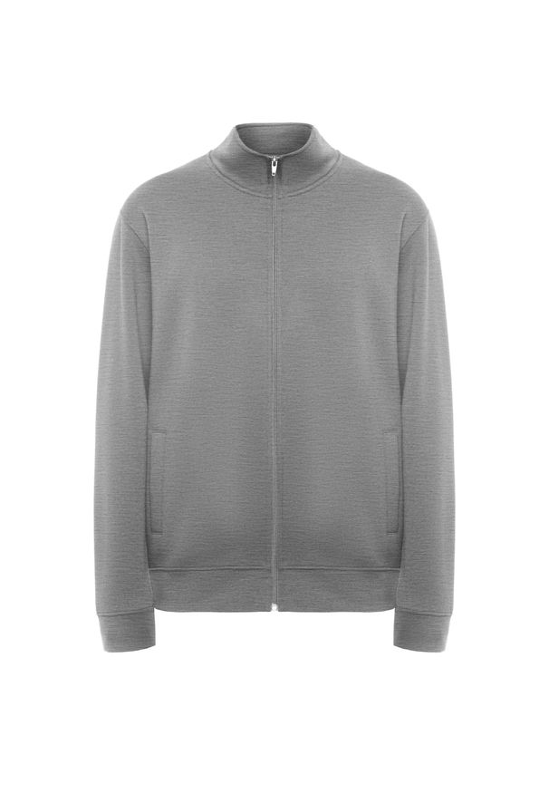 ROLY - Kurtka Dresowa Unisex Dla Dorosłych Ulan. Kolor: szary. Materiał: dresówka