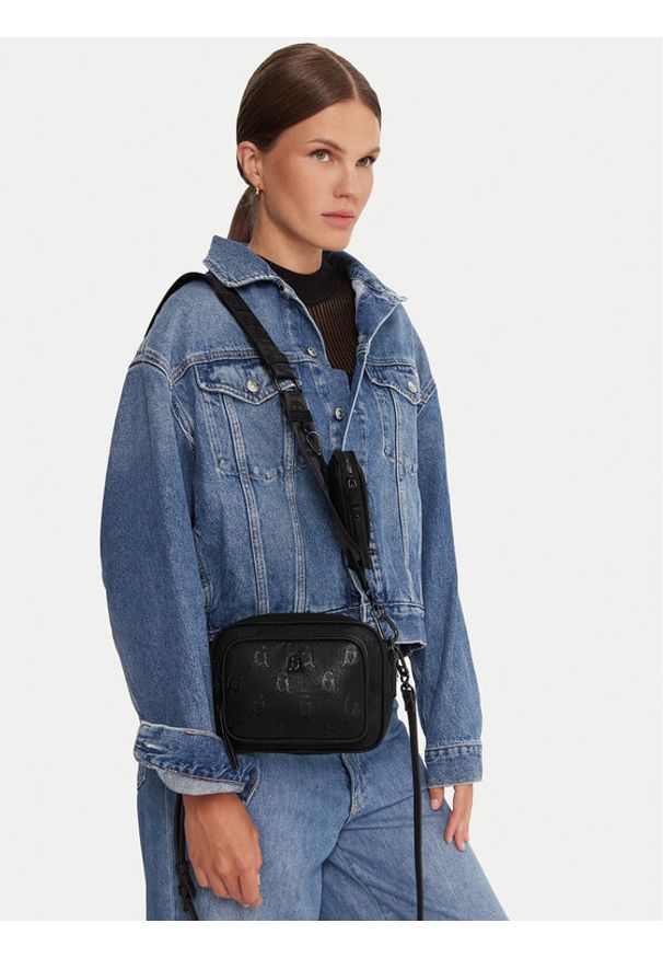 Steve Madden Torebka Blolla SM13001832 Czarny. Kolor: czarny. Materiał: skórzane