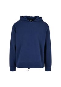 Bluza z kapturem Urban Classics Waffle. Typ kołnierza: kaptur. Kolor: niebieski #1