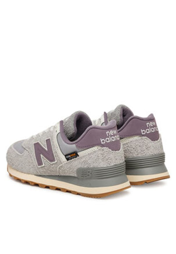 New Balance Sneakersy U574YGD Szary. Kolor: szary. Materiał: zamsz, skóra. Model: New Balance 574