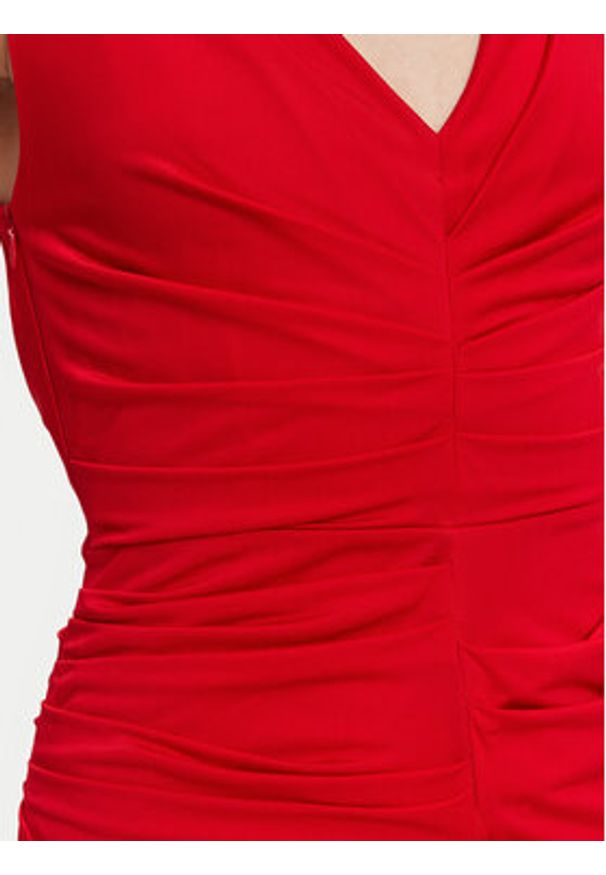 Marella Sukienka koktajlowa Harald 2513621022 Czerwony Slim Fit. Kolor: czerwony. Materiał: syntetyk. Styl: wizytowy