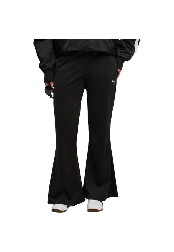 Spodnie damskie Puma Wardrobe Ess Flared Pants. Kolor: czarny. Materiał: poliester, materiał. Sport: fitness