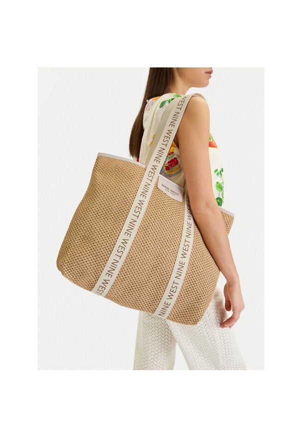 Torebka Nine West. Kolor: beżowy