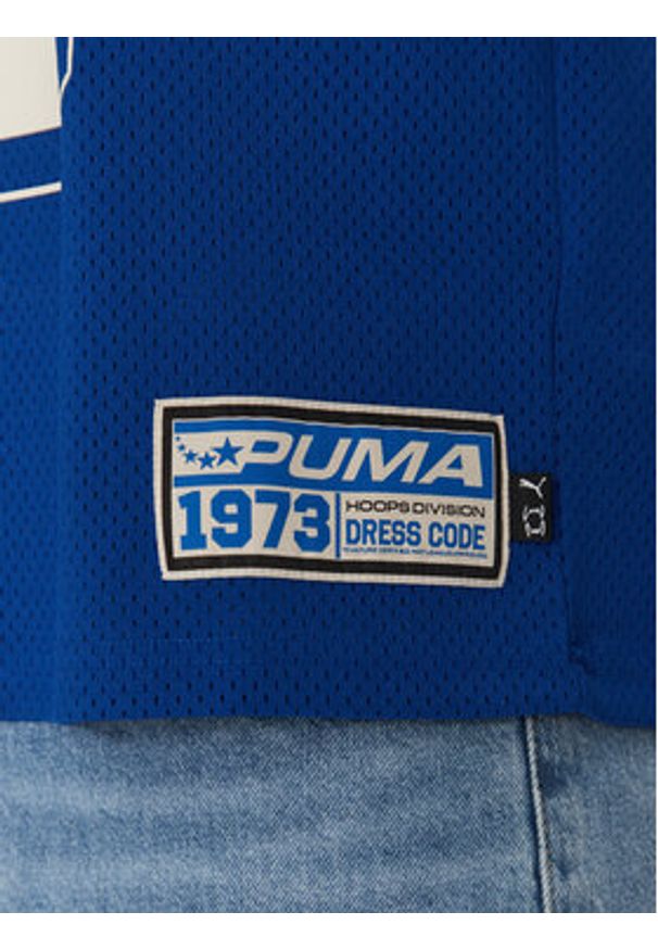 Puma T-Shirt Dress Code Football 630254 Niebieski Relaxed Fit. Kolor: niebieski. Materiał: syntetyk