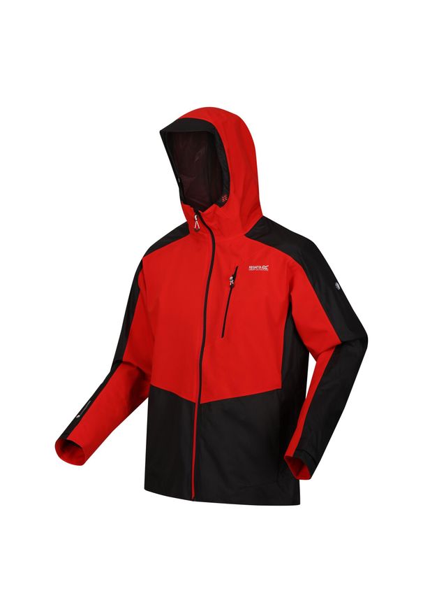Highton Stretch II Regatta męska turystyczna kurtka z membraną. Kolor: czerwony. Materiał: poliester. Sport: turystyka piesza