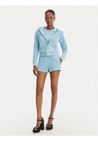 Juicy Couture Szorty sportowe Tamia JCWHS126305 Błękitny Regular Fit. Kolor: niebieski. Materiał: syntetyk #4