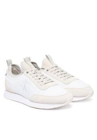 Calvin Klein Sneakersy Retro Runner YM0YM01414 Kremowy. Kolor: kremowy. Materiał: materiał #6
