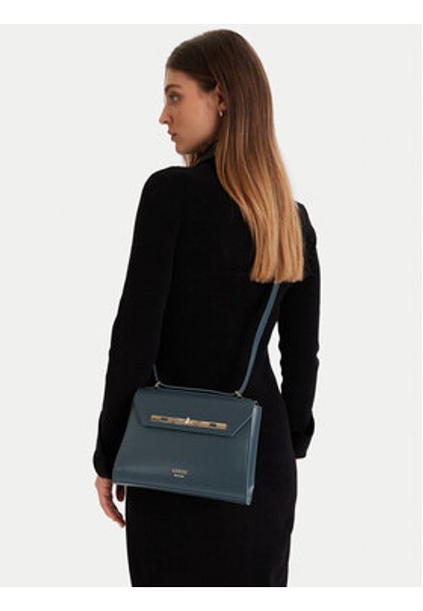 Guess Torebka HWAMGP L5476 Zielony. Kolor: zielony. Materiał: skórzane