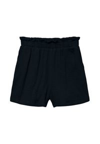 Vero Moda Szorty materiałowe Natali 10279687 Czarny Baggy Fit. Kolor: czarny. Materiał: bawełna