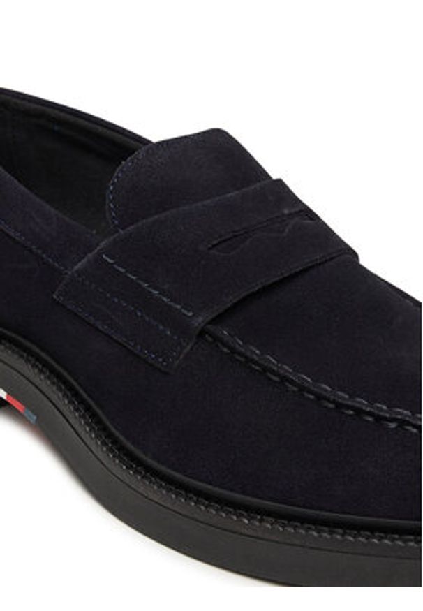 TOMMY HILFIGER - Tommy Hilfiger Mokasyny Comfort Lwt FM0FM05727 Granatowy. Kolor: niebieski. Materiał: zamsz, skóra