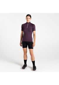 DARE 2B - Koszulka rowerowa damska Pedal Through It. Kolor: fioletowy. Materiał: jersey. Sport: taniec, joga i pilates