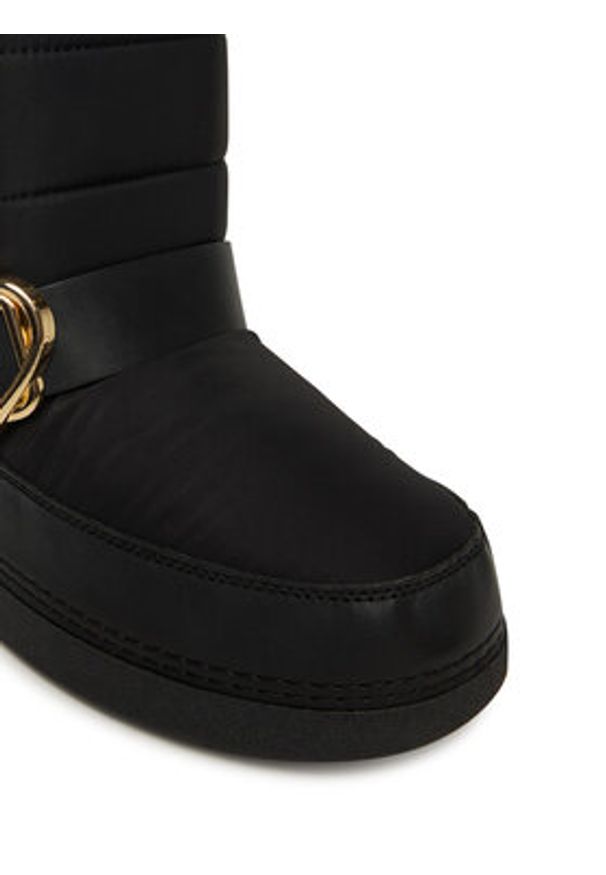 Love Moschino - LOVE MOSCHINO Śniegowce JA24442G0NISK00B Czarny. Kolor: czarny. Materiał: materiał