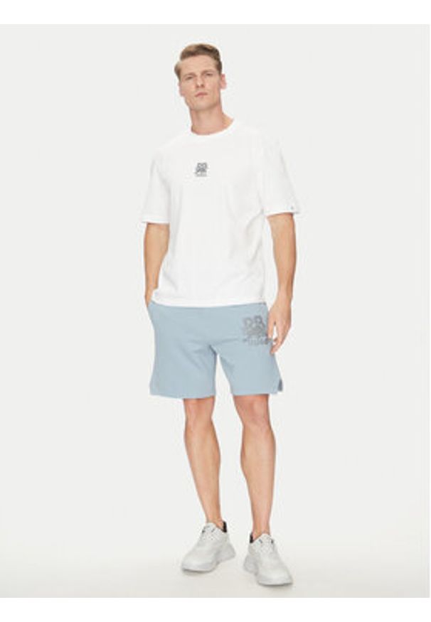 Hugo - HUGO T-Shirt Deckies_RB 50542766 Biały Regular Fit. Kolor: biały. Materiał: bawełna