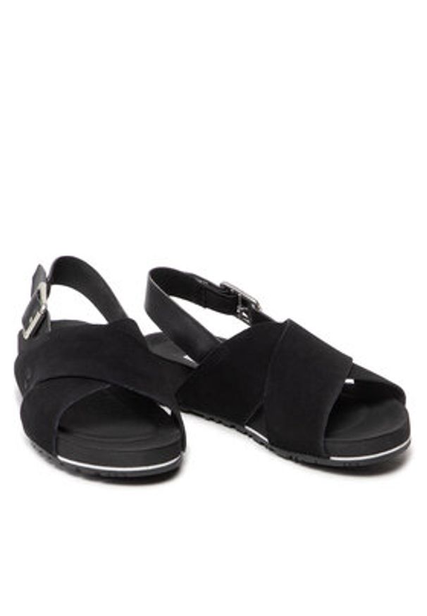 Timberland Sandały Malibu Waves Basic X Trap TB0A41KQ0151 Czarny. Kolor: czarny. Materiał: skóra, zamsz