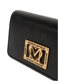 Love Moschino - LOVE MOSCHINO Torebka JC5602PP1NLI0000 Czarny. Kolor: czarny. Materiał: skórzane #3
