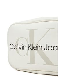 Calvin Klein Jeans Torebka Sculpted Camera Bag18 Mono K60K610275 Biały. Kolor: biały. Materiał: skórzane #5