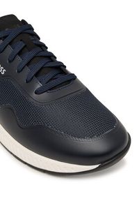 BOSS Sneakersy Titanium 50563962 Granatowy. Kolor: niebieski. Materiał: skóra #4