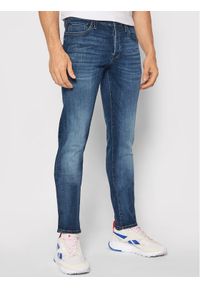Jack & Jones - Jack&Jones Jeansy Glenn 12133074 Granatowy Slim Fit. Kolor: niebieski