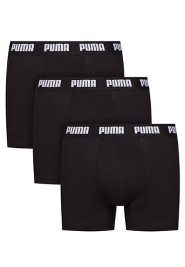 Puma Komplet 3 par bokserek 938327 Czarny. Kolor: czarny. Materiał: bawełna