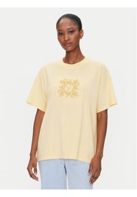 ViCOLO T-Shirt RD0119 Żółty Regular Fit. Kolor: żółty. Materiał: bawełna