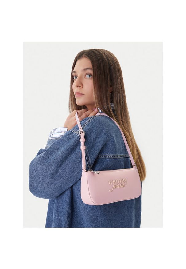 Torebka Tommy Jeans. Kolor: różowy