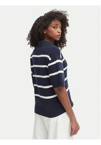 TOMMY HILFIGER - Tommy Hilfiger Sweter WW0WW45400 Granatowy Regular Fit. Kolor: niebieski. Materiał: bawełna #5