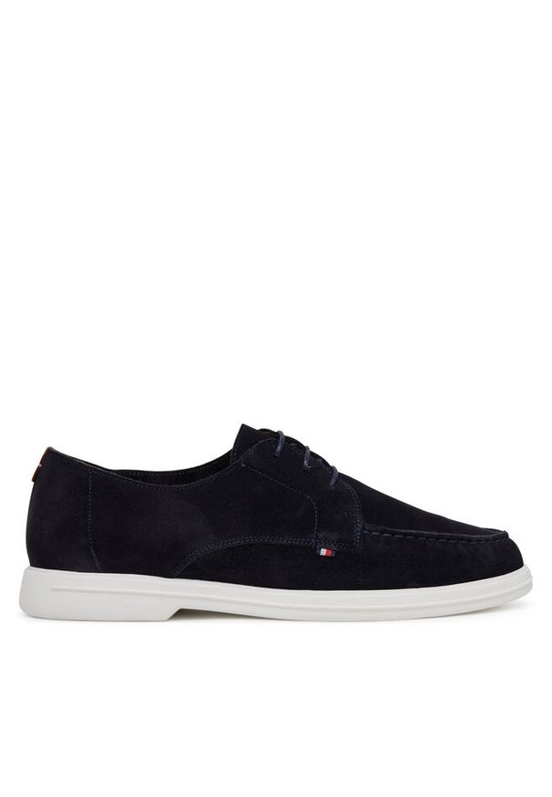 TOMMY HILFIGER - Mokasyny Tommy Hilfiger. Kolor: niebieski
