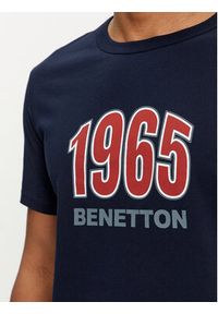 United Colors of Benetton - United Colors Of Benetton T-Shirt 3I1XU100A Granatowy Regular Fit. Kolor: niebieski. Materiał: bawełna