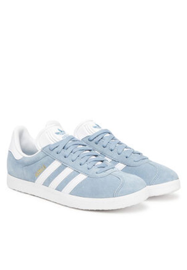 Adidas - adidas Sneakersy Gazelle JR6283 Niebieski. Kolor: niebieski. Materiał: zamsz, skóra. Model: Adidas Gazelle