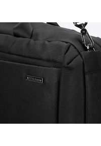 Wittchen - Męski plecak 2 w 1 na laptopa 15,6” czarny. Kolor: czarny. Materiał: poliester