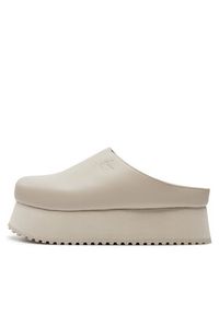 Calvin Klein Jeans Klapki Close Toe Flatform Mg Uc YW0YW01440 Beżowy. Kolor: beżowy