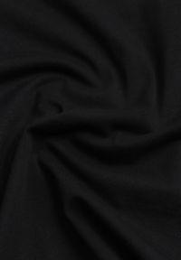 Born2be - Czarny Bawełniany T-shirt w Klasycznym Stylu Nedila. Kolor: czarny. Materiał: bawełna. Długość: długie. Styl: klasyczny #5