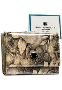 Portfel damski Peterson PTN PS15-09-FDS złoty. Kolor: złoty